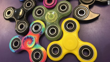 A variety of fidget spinners. Source: CNN