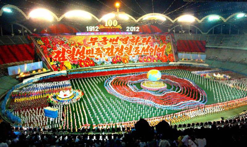 The Mass Games in North Korea. 