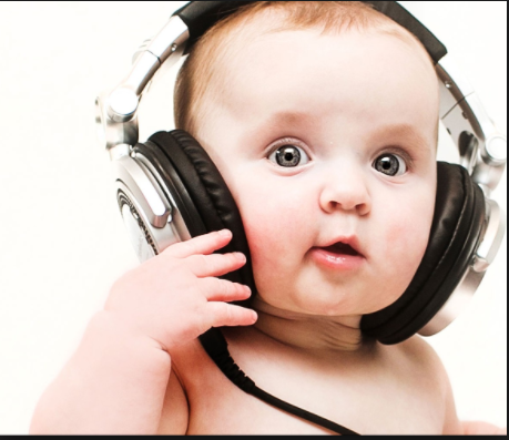 A baby listening to music

Source- Integrated Listening Systems