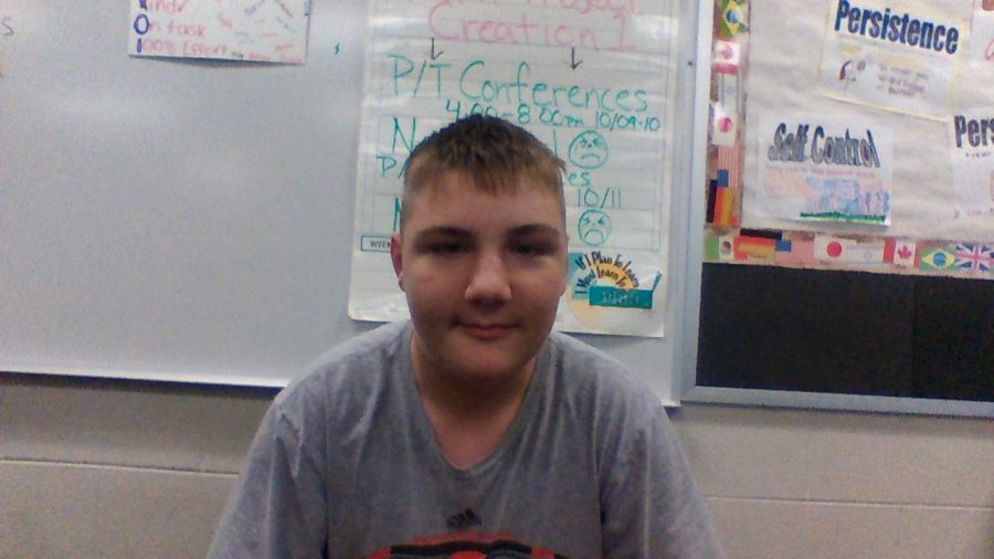Kyler Marcotte, 7th Grader at Emporia Middle School.