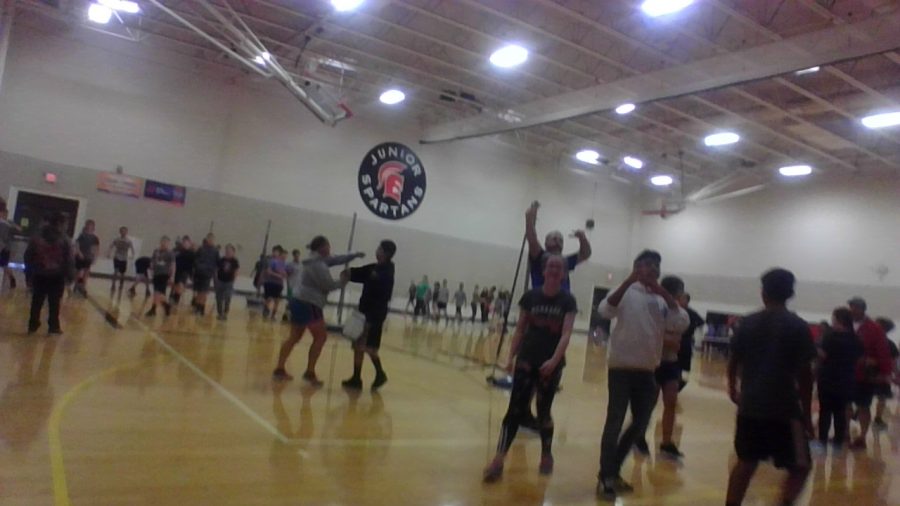The gym where Emporia Middle School hosts the dances.