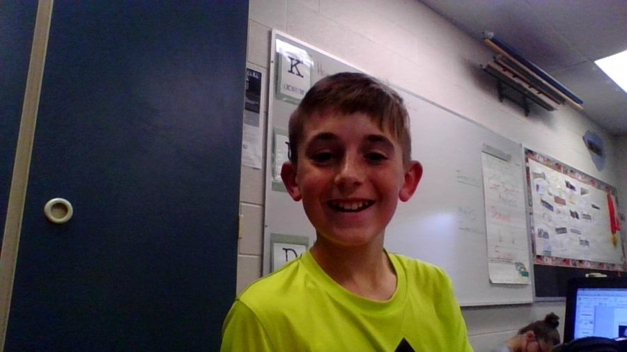 This is EMS 7th grade basketball player Braden Ary