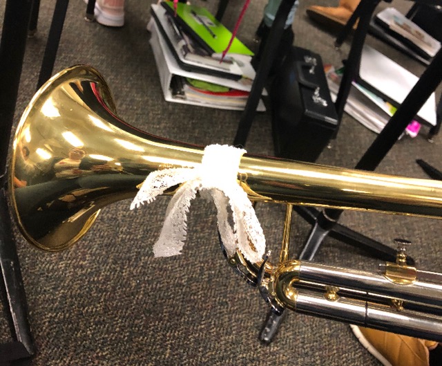 This is  a trumpet from the band room.