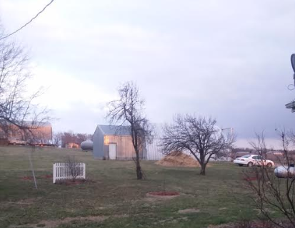 My grandparents farm in early spring. 