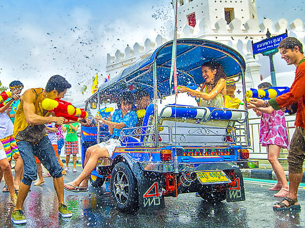 Songkran is the way that the new years is celebrated in Thailand