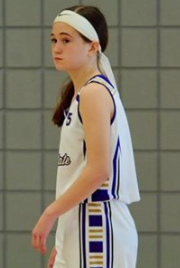 Alli Hess EMS Basketball player.