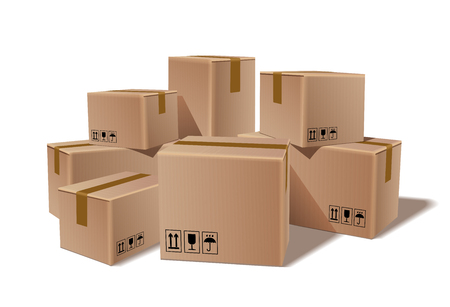 Clip art of Moving boxes