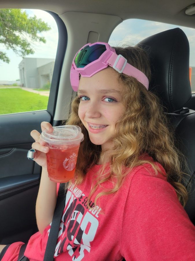 Jaycie With A Pink Drink