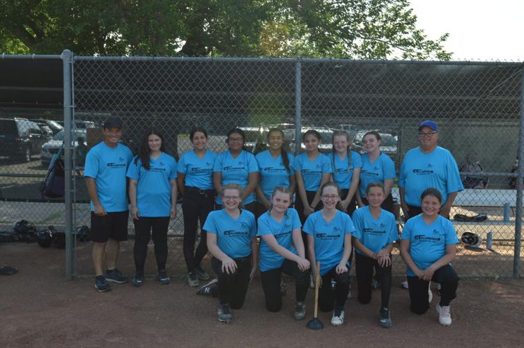 This is my softball team of the summer of 2022. With our mascot Perry the Plunger. 