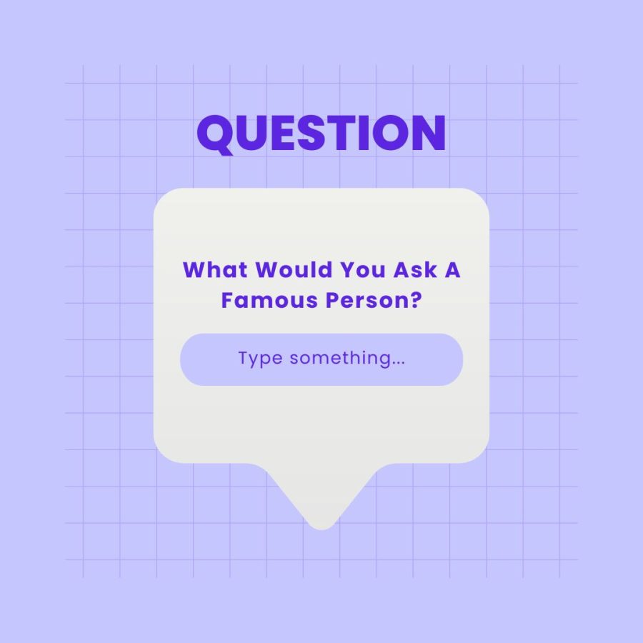 What would YOU ask a famous person?