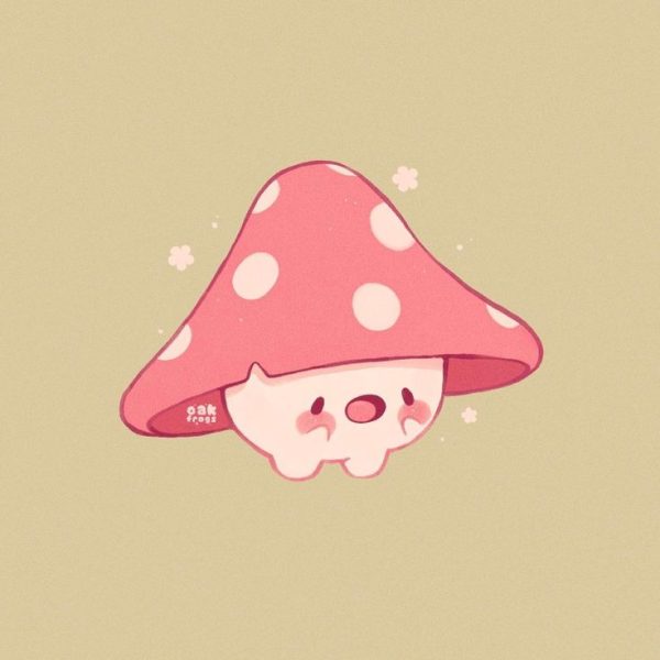This Is my cute little mushroom pfp 