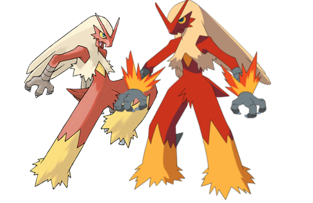 Blaziken in all his glory