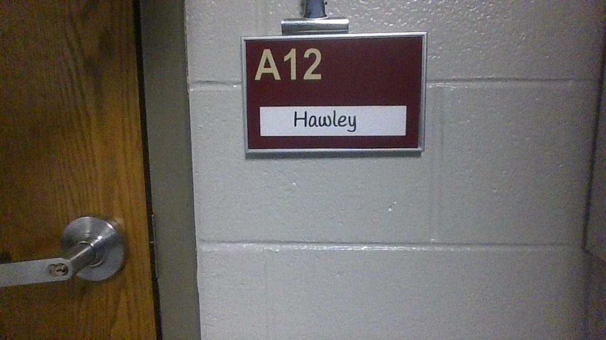 This is Mr. Hawleys room 