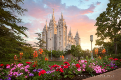 The Salt Lake Temple
(even though I wasn't baptized there)