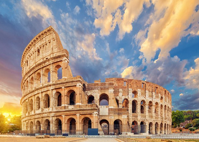 The Colosseum in Italy