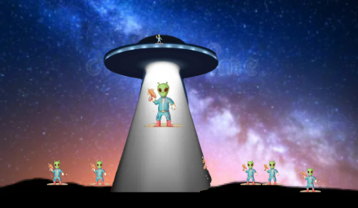 This is what I think the alien invasion would look like. 