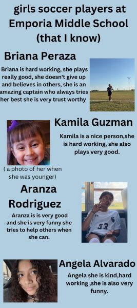 Girls Soccer Players At Emporia Middle School