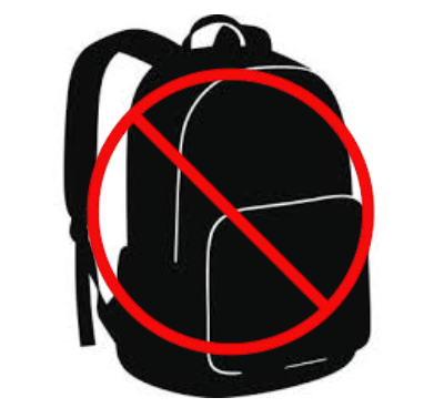 No backpacks in class 