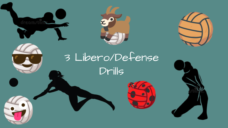 3 Libero/Defense Drills