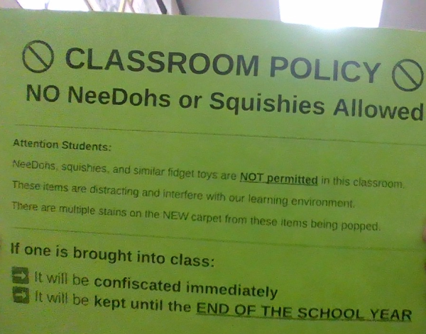 No Squishy Policy