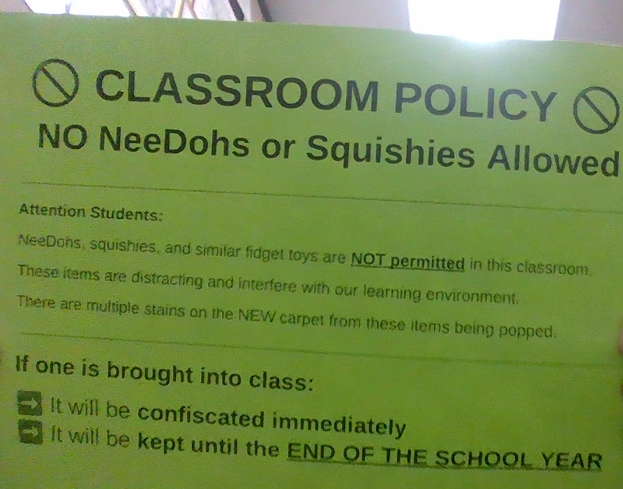 No Squishy Policy