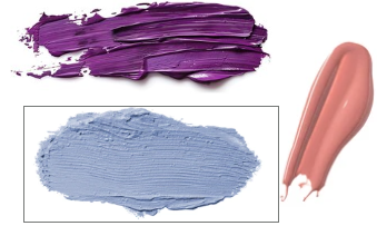 Swatches of colors